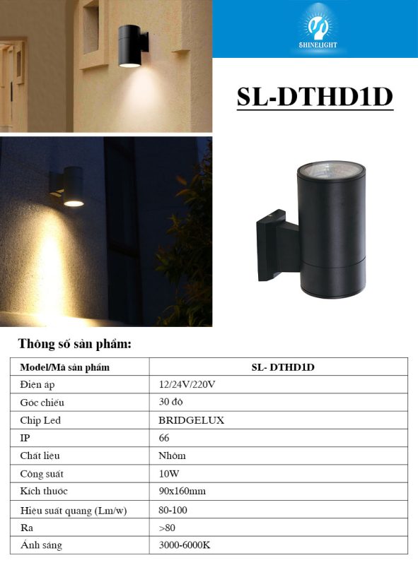 đèn tường hiện đại SL-DTHD1D