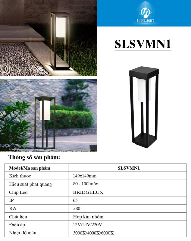 Đèn nấm sân vườn SLSVMN1 Đèn nấm sân vườn SLSVMN1