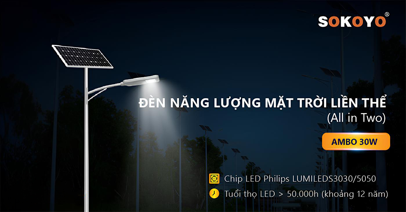 Đèn đường năng lượng mặt trời SL-AMBO30 Đèn đường năng lượng mặt trời SL-AMBO30