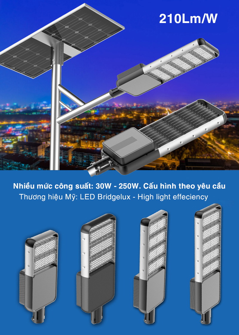 Đèn đường năng lượng mặt trời SL-DZC