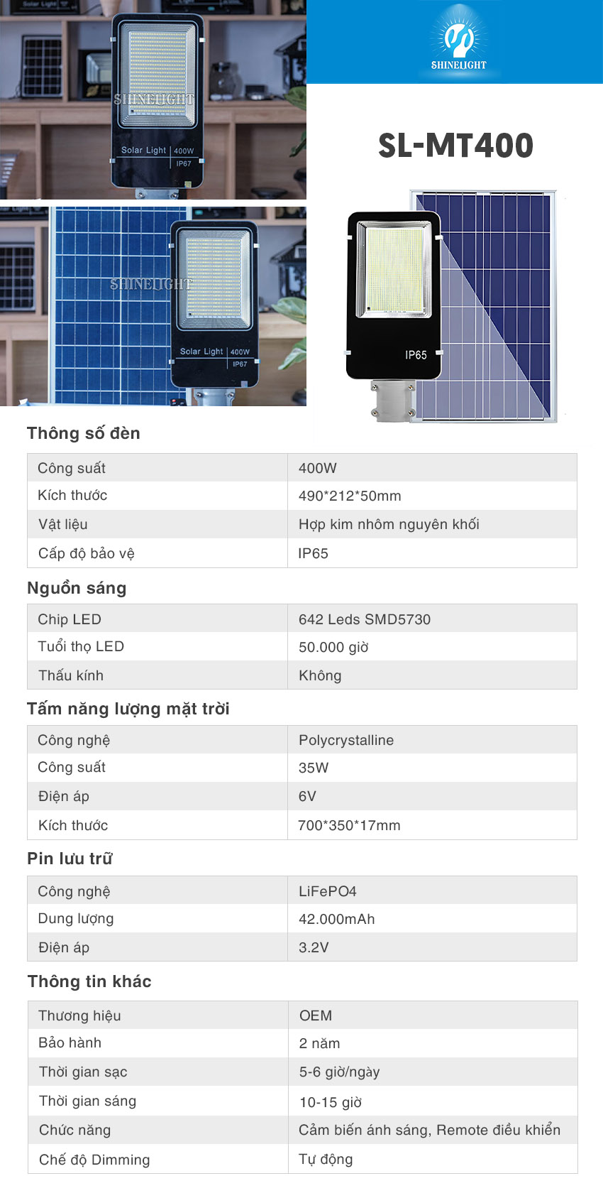 Đèn đường năng lượng mặt trời