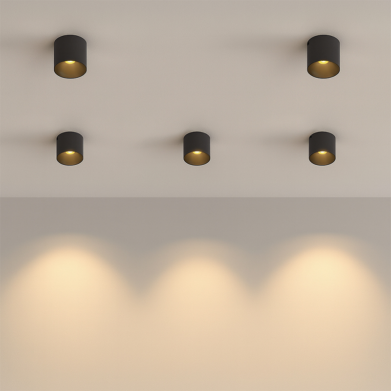 đèn ốp trần ống bơ