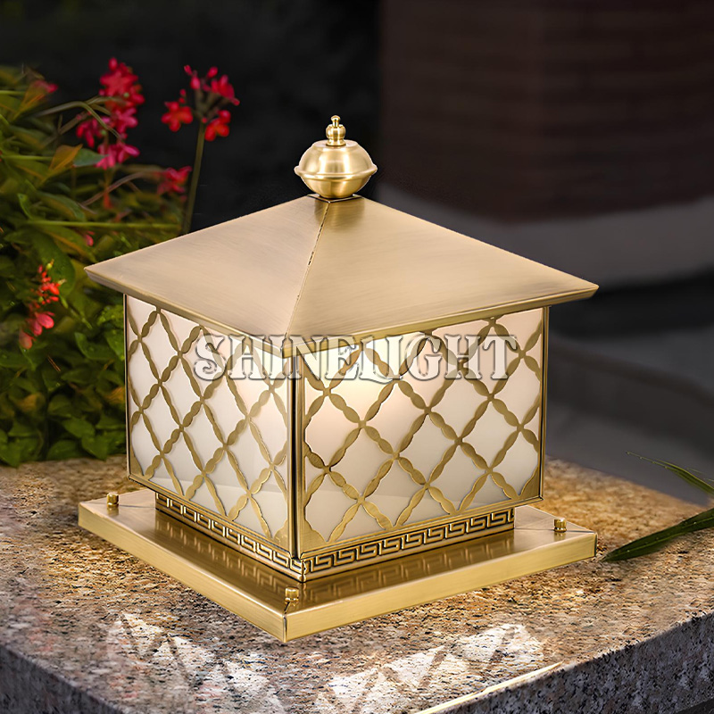 Đèn trụ cổng đồng SL5004