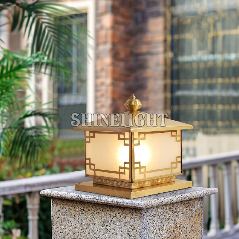 Đèn trụ cổng đồng SL5006