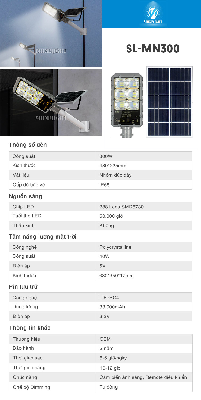 Đèn đường năng lượng mặt trời