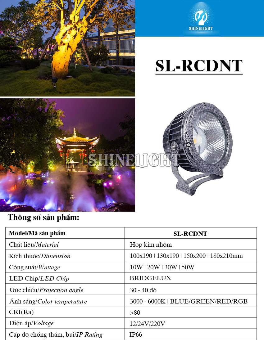Đèn rọi cột SL-RCDNT
