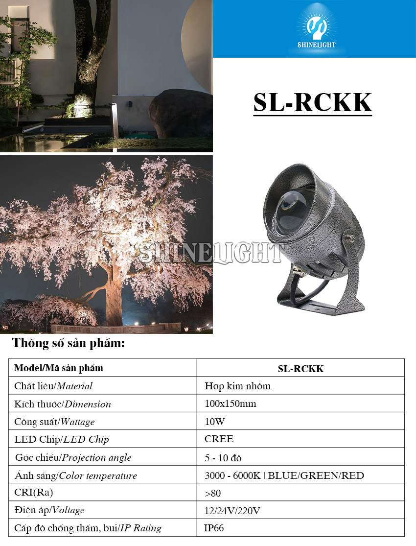 Đèn rọi cột SL-RCKK