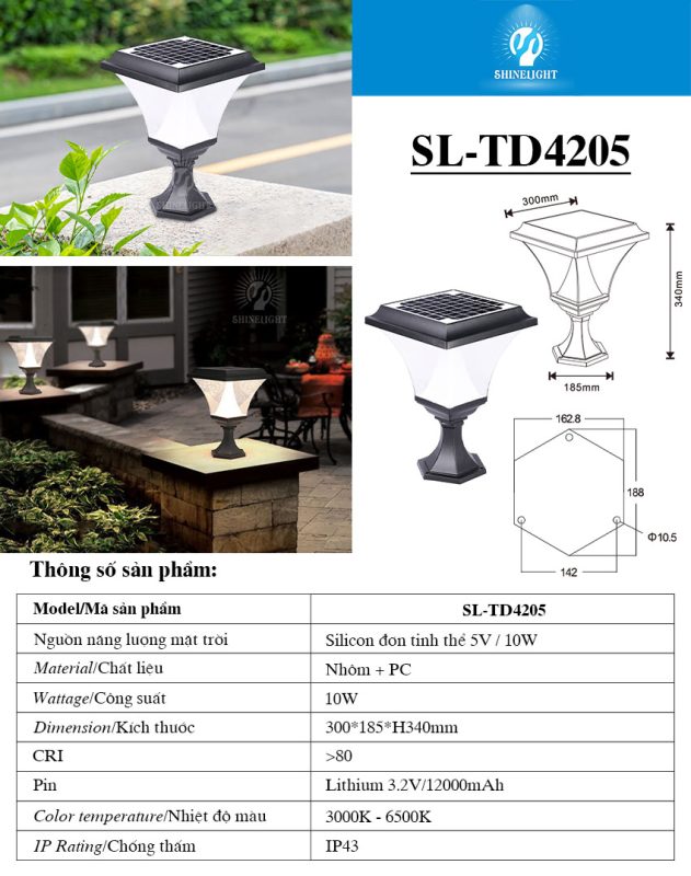 Đèn nấm sân vườn Đèn nấm sân vườn