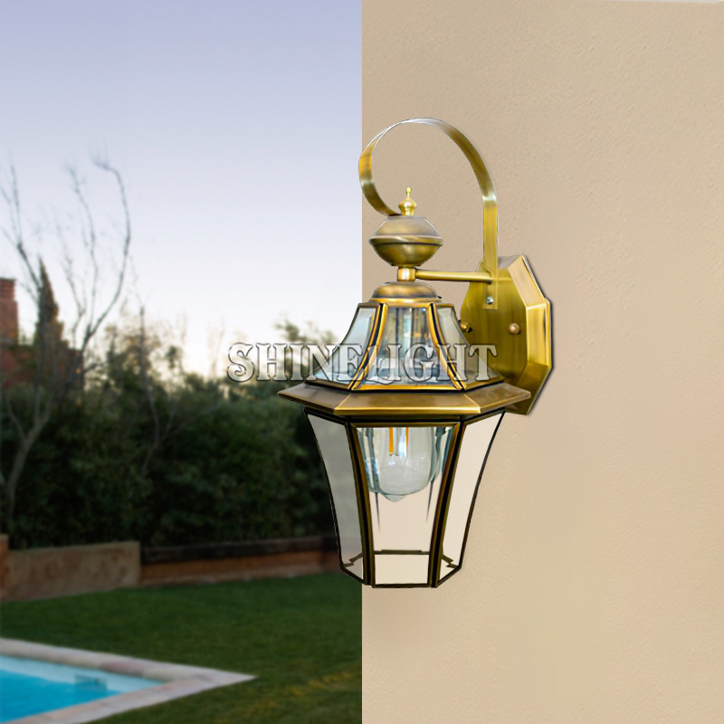 Đèn gắn tường đồng 1838