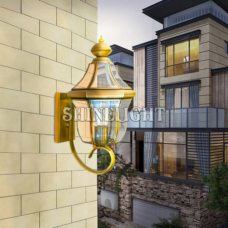 Đèn gắn tường đồng 1840