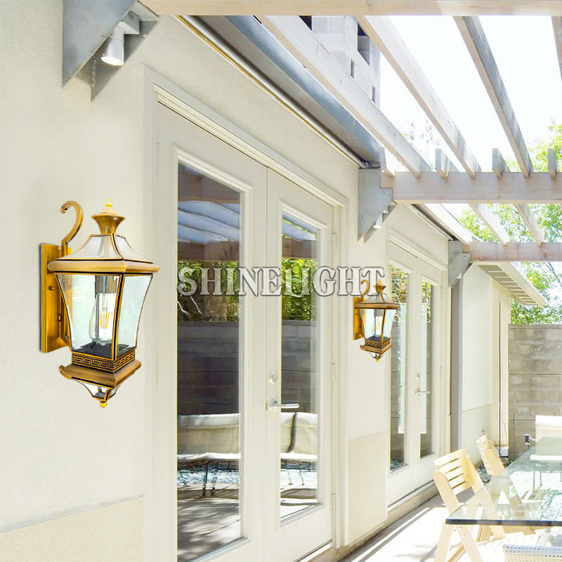 Đèn gắn tường đồng 2055