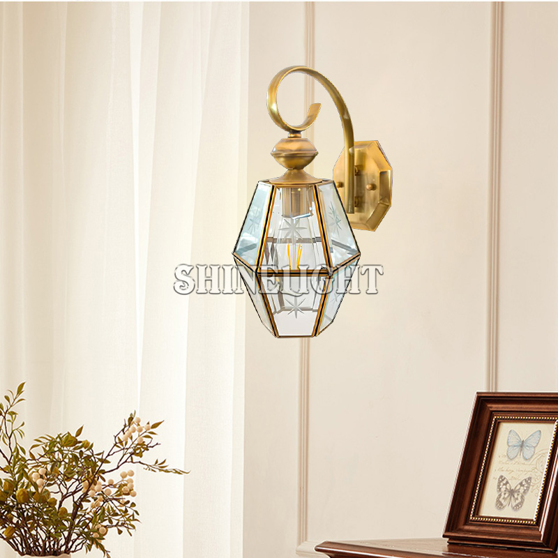 Đèn gắn tường đồng 2235