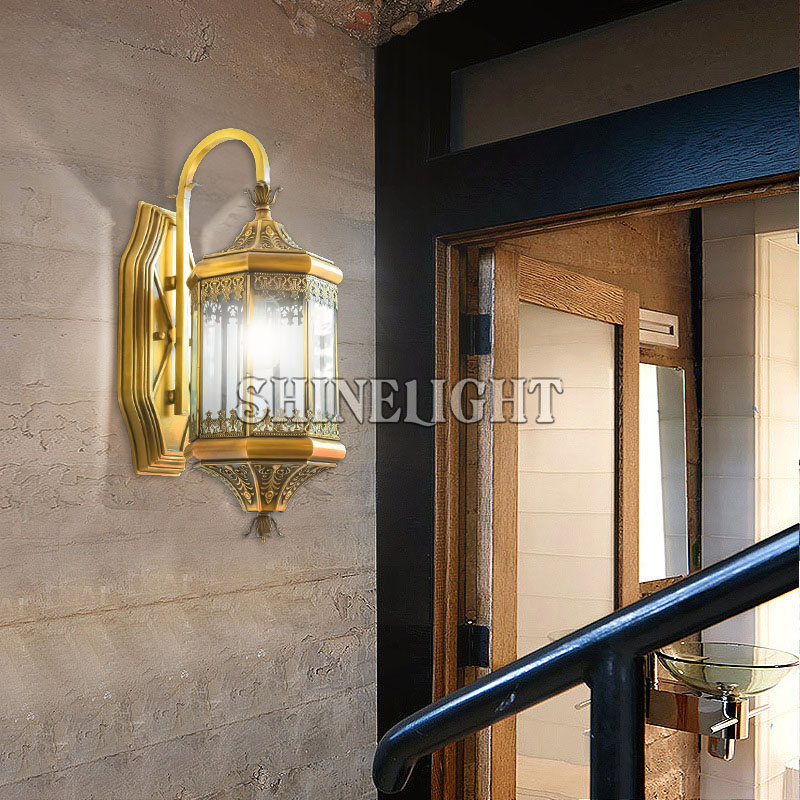 Đèn gắn tường bằng đồng 2350