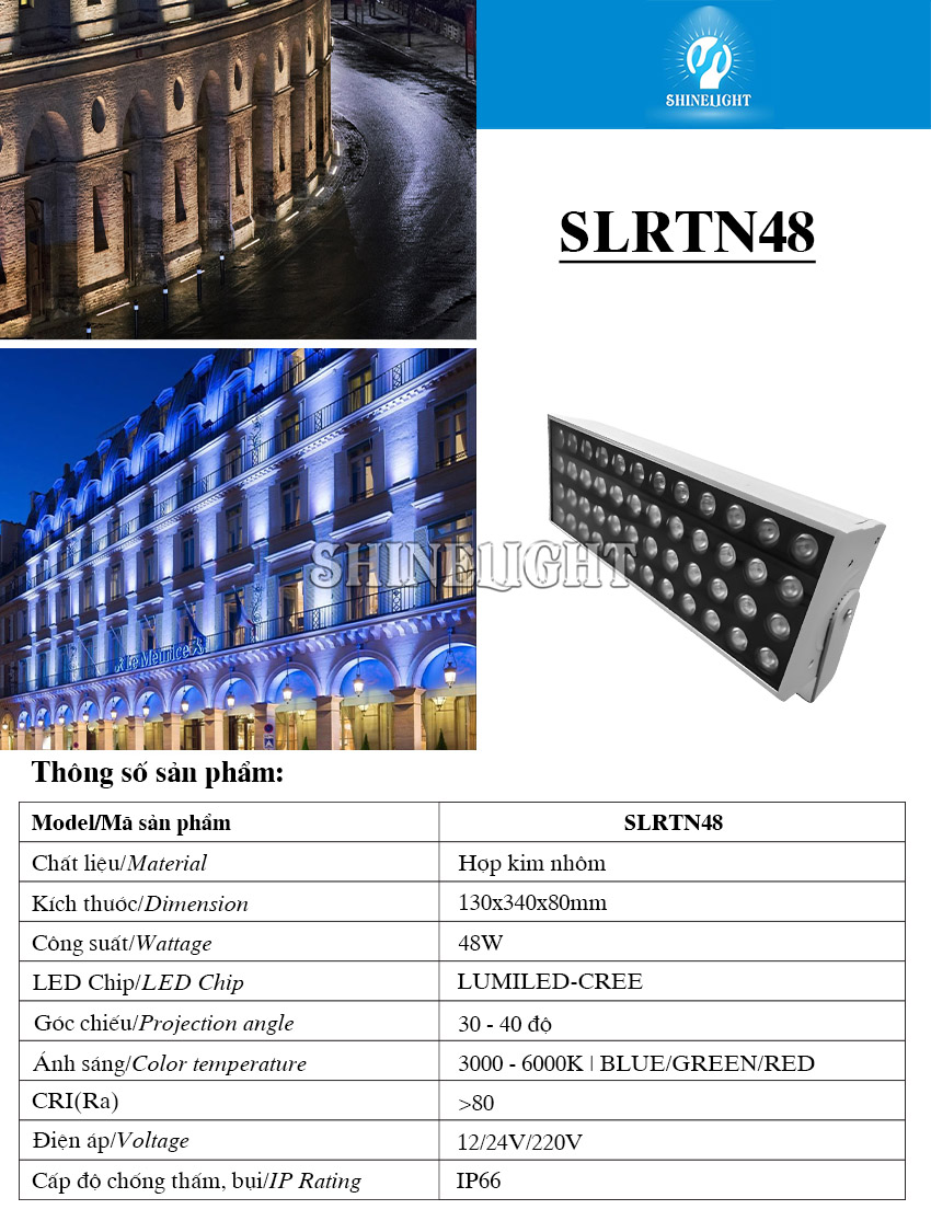 Đèn rọi tòa nhà SLRTN48