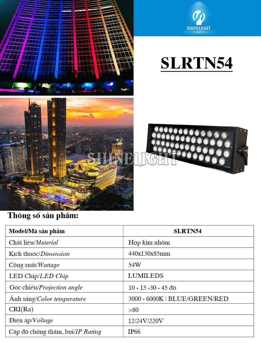 Đèn rọi tòa nhà SLRTN54