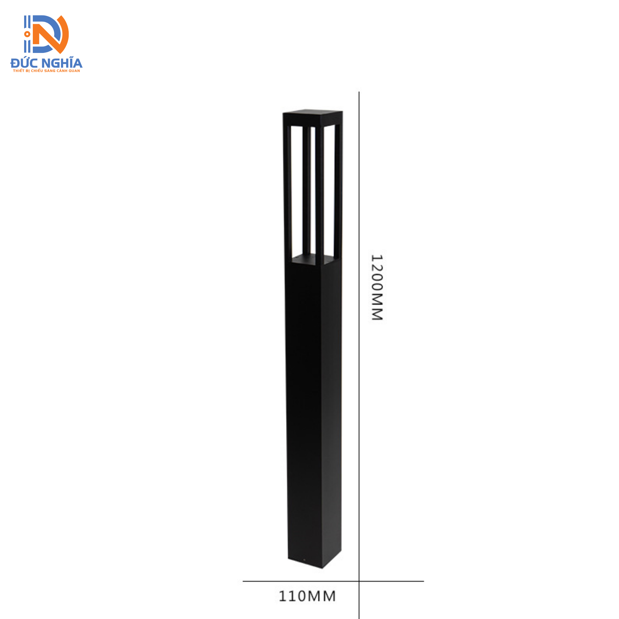 Đèn nấm sân vườn 4 thanh chữ nhật_ĐN-SV05120