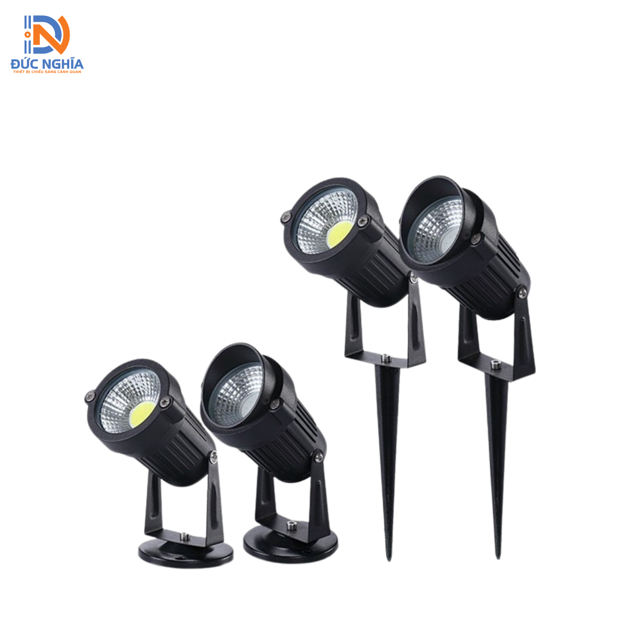 Đèn Rọi Cắm Cỏ Ngoài Trời, Đèn Rọi Cây, Tiểu Cảnh Sân Vườn 5W