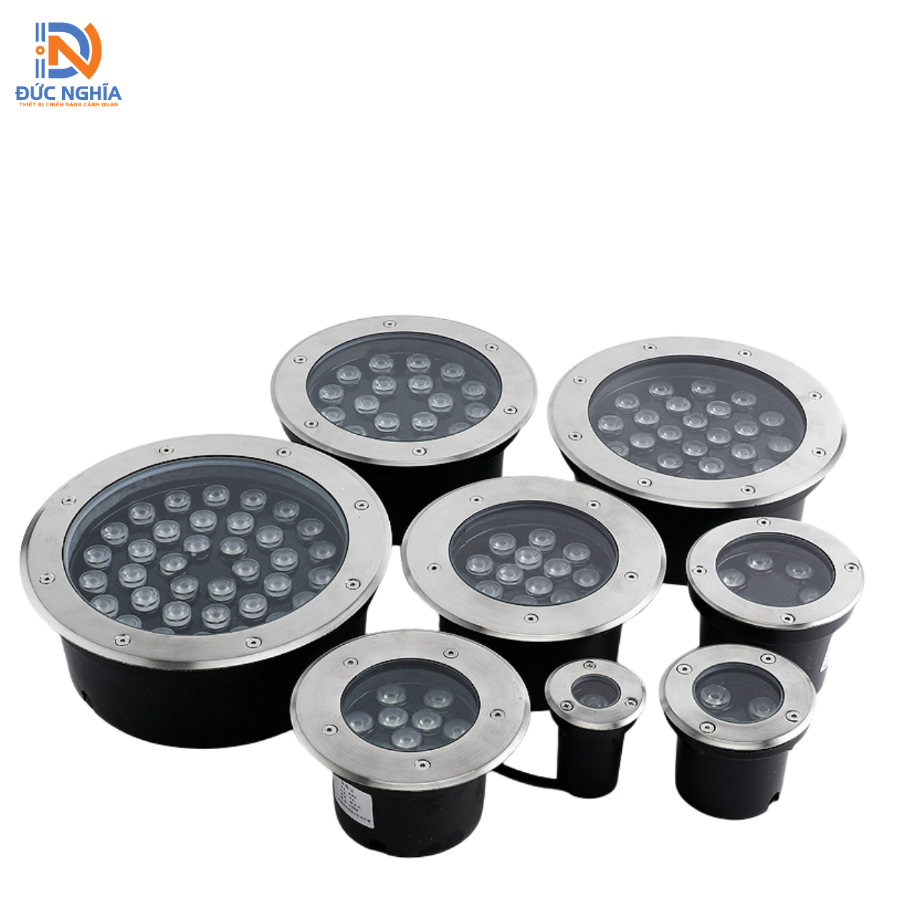 Đèn LED Âm Sàn Lõi Inox_ĐN-AS12W, 18W