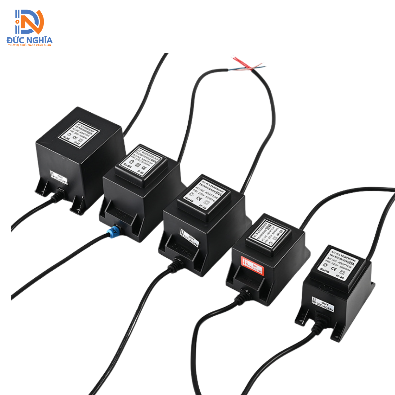 Bộ Đổi Nguồn Adaptor 24V Âm Nước Chuyển Nguồn Đèn LED