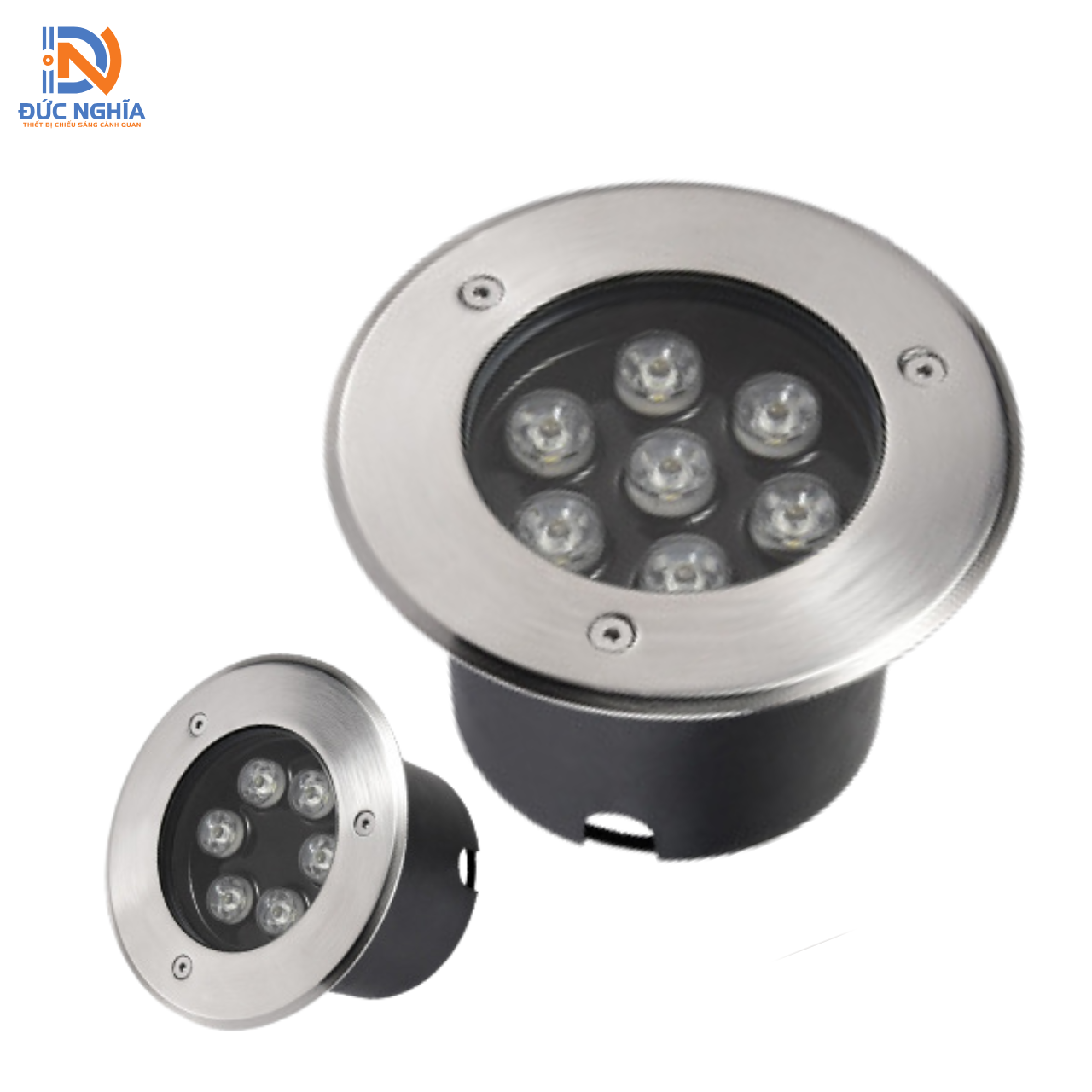 Đèn LED Âm Sàn Lõi Inox_ĐN-AS6W, 9W