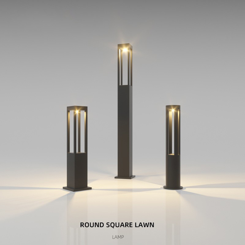 Đèn nấm sân vườn 4 thanh chữ nhật cao 1m2