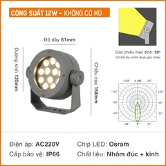 12w-khong-mu Đèn chiếu cây SLRCHD