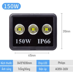 150w-10 Đèn pha LED SLPCN