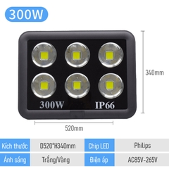 300w-8 Đèn pha LED SLPCN