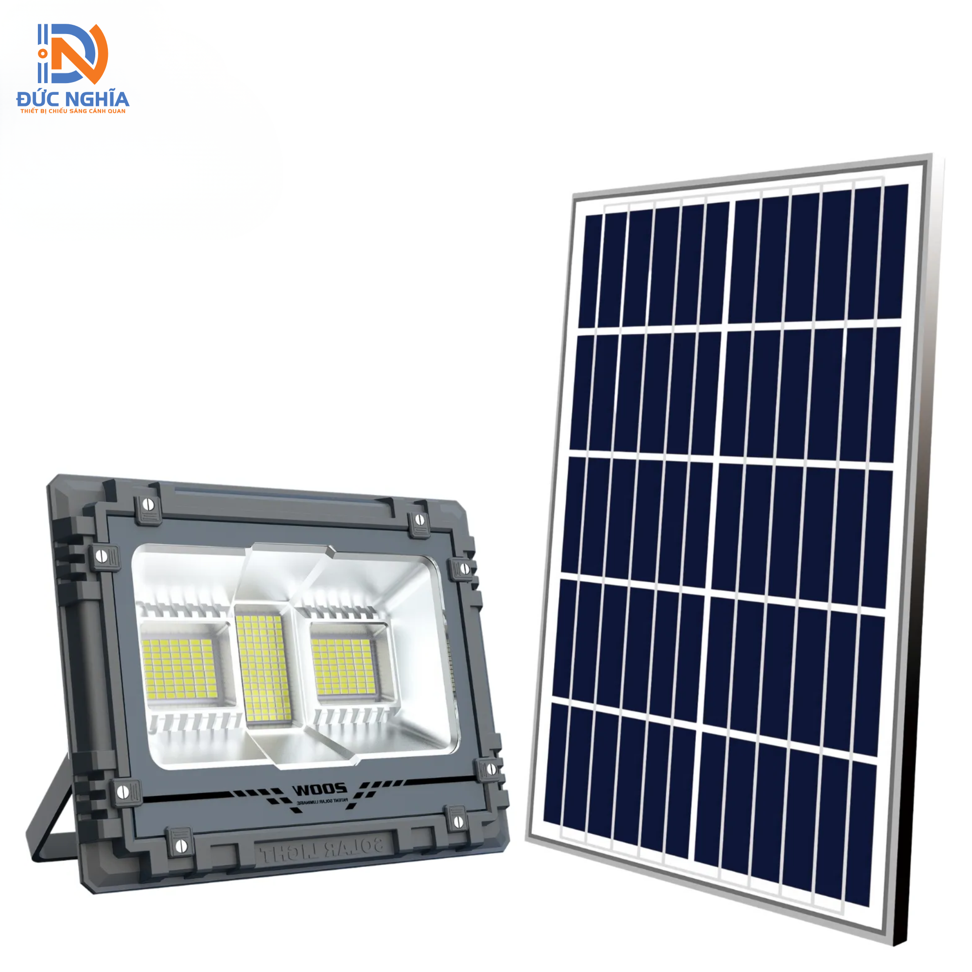 [200W] Đèn Pha Năng Lượng Mặt Trời- (FA MJV-200W)