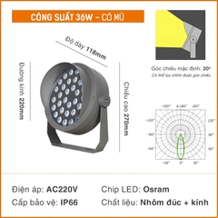 36w-co-mu Đèn chiếu cây SLRCHD