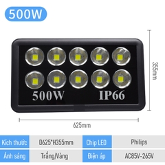 500w-5 Đèn pha LED SLPCN