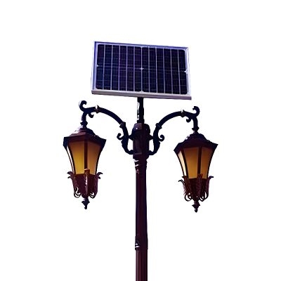 Cột đèn sân vườn SL-ROL02MT năng lượng mặt trời