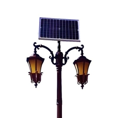 Cột đèn sân vườn SL-ROL02MT năng lượng mặt trời