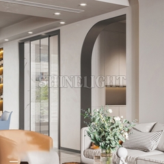 den-am-tran-luoi2-chung3 Đèn led âm trần Spotlight SLCB75 chóa đen