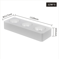 den-am-tran-slatsm-10 Đèn âm trần gắn nổi vuông mỏng SLATSM