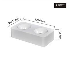 den-am-tran-slatsm-6 Đèn âm trần gắn nổi vuông mỏng SLATSM