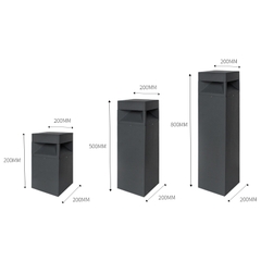 den-nam-san-vuon-sl-pillar-3 Đèn nấm sân vườn hiện đại SL-Pillar