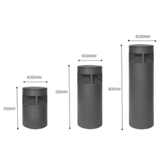 den-sv-sl-shape2 Đèn nấm sân vườn hiện đại SL-Shape