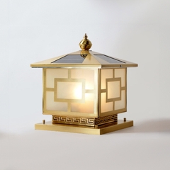 den-tru-cong-dong-nang-luong-mat-troi-h5001-2 Đèn trụ cổng đồng SL5001-NLMT