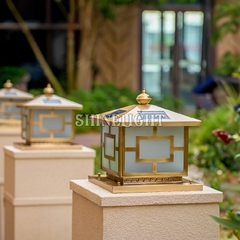 den-tru-cong-dong-nang-luong-mat-troi-h5001-4 Đèn trụ cổng đồng SL5001-NLMT