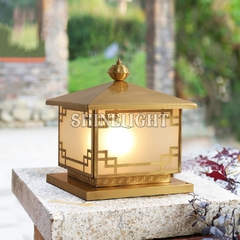 Đèn trụ cổng đồng SL5006