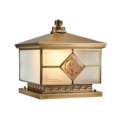 Đèn trụ cổng đồng SL5071