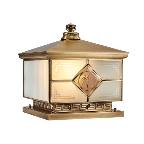 Đèn trụ cổng đồng SL5071