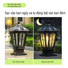 den-tru-cong-dtc136nlmt-3 Đèn trụ cổng năng lượng mặt trời SLDTC136MT