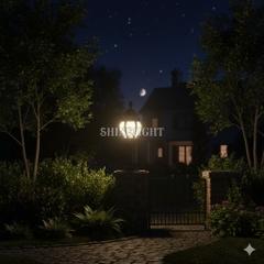 den-tru-cong-sltct380-4 Đèn trụ cổng tân cổ điển SLTCT380