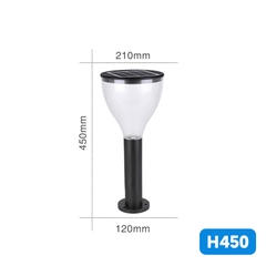 h450 Đèn nấm sân vườn năng lượng mặt trời SL-SLRM12