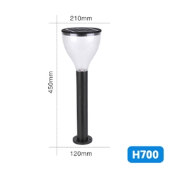 h700 Đèn nấm sân vườn năng lượng mặt trời SL-SLRM12