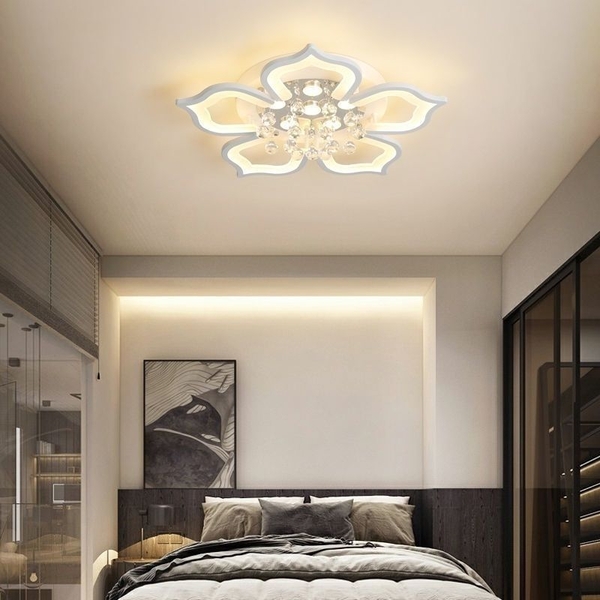 ĐÈN MÂM LED 5 CÁNH SEN 600