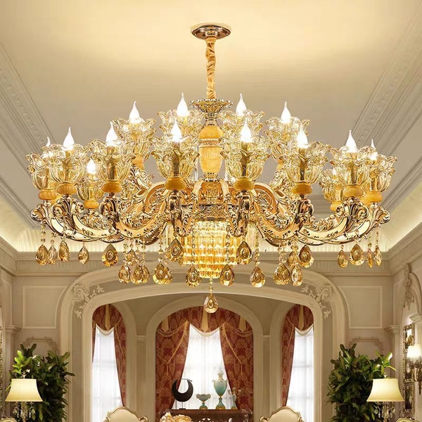 ĐÈN CHÙM MẠ VÀNG 874/15