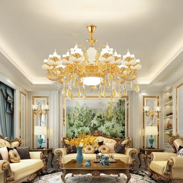 ĐÈN CHÙM MẠ VÀNG 6005/15